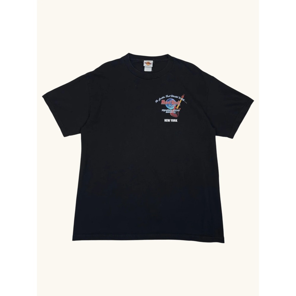 Hard Rock Cafe New York Eric Clapton Signature Series XX Black Graphic T-Shirt